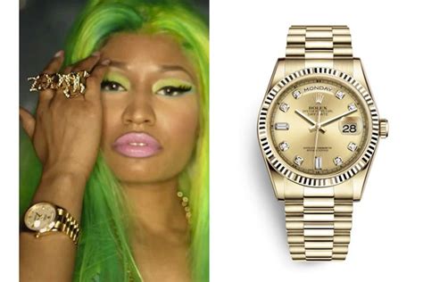 nicki minaj rolex watch|Nicki Minaj rapper.